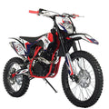250cc Dirt Bike with LED Light Gas Dirt Bikes Adult Pitbike, Big 21"/18" Wheels H92377