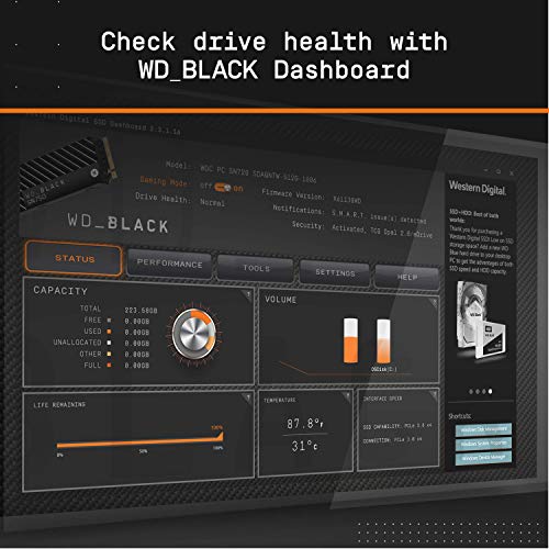500GB NVMe Internal Gaming SSD Solid State Drive - Gen4 PCIe, M.2 2280, 3D NAND, Up to 7,000 MB/s V828288