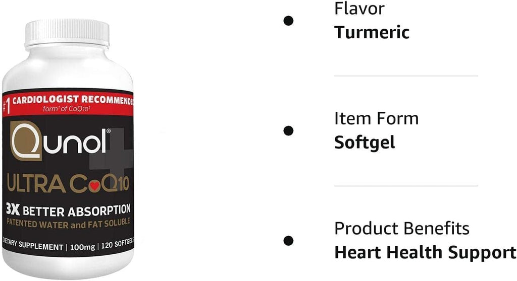 CoQ10 100mg Softgels, 120 Count N104