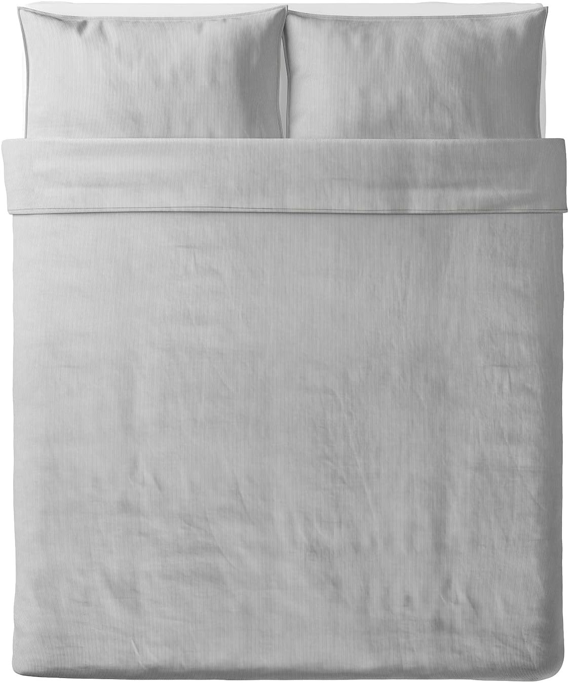 Gray Stripe Duvet Cover and Pillowcases Full/Queen G802
