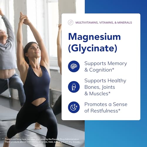 Magnesium Glycinate Supplement - 90 Capsules S57783