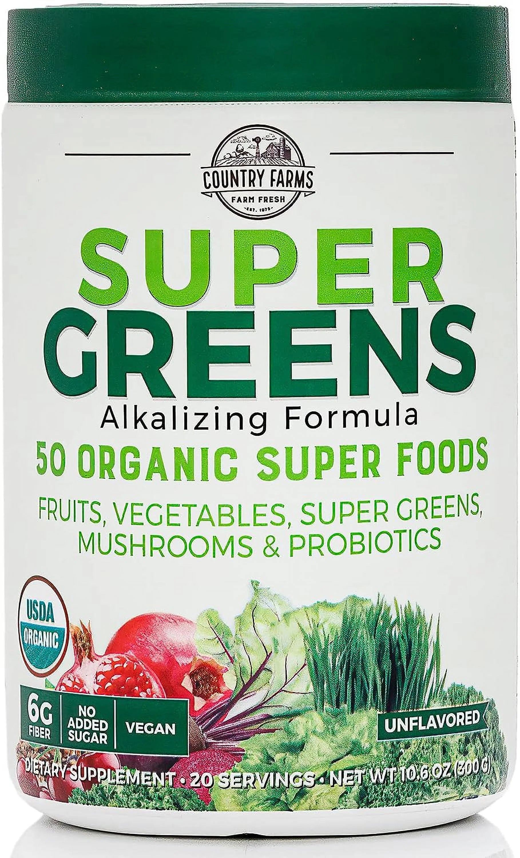 50 Organic Super Foods Drink Mix, 20 Servings, 10.6 Oz, 2 Packs R42945