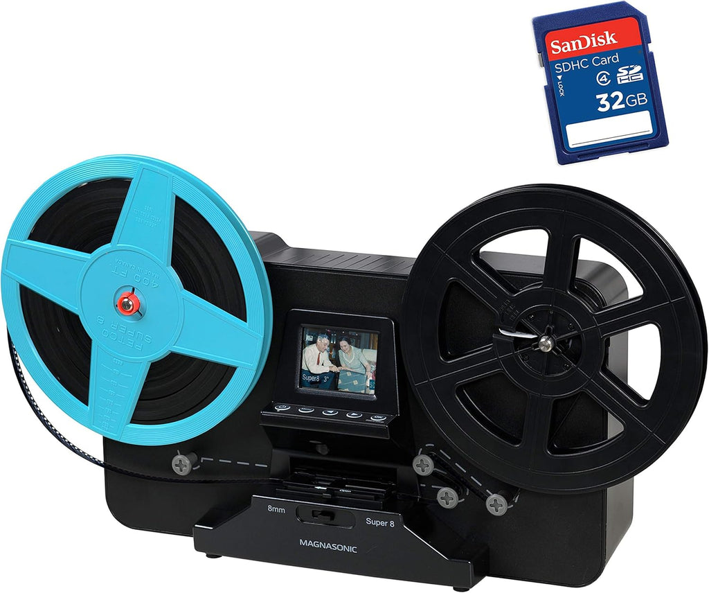 Super 8/8mm Film Scanner with 2.3 Screen N884