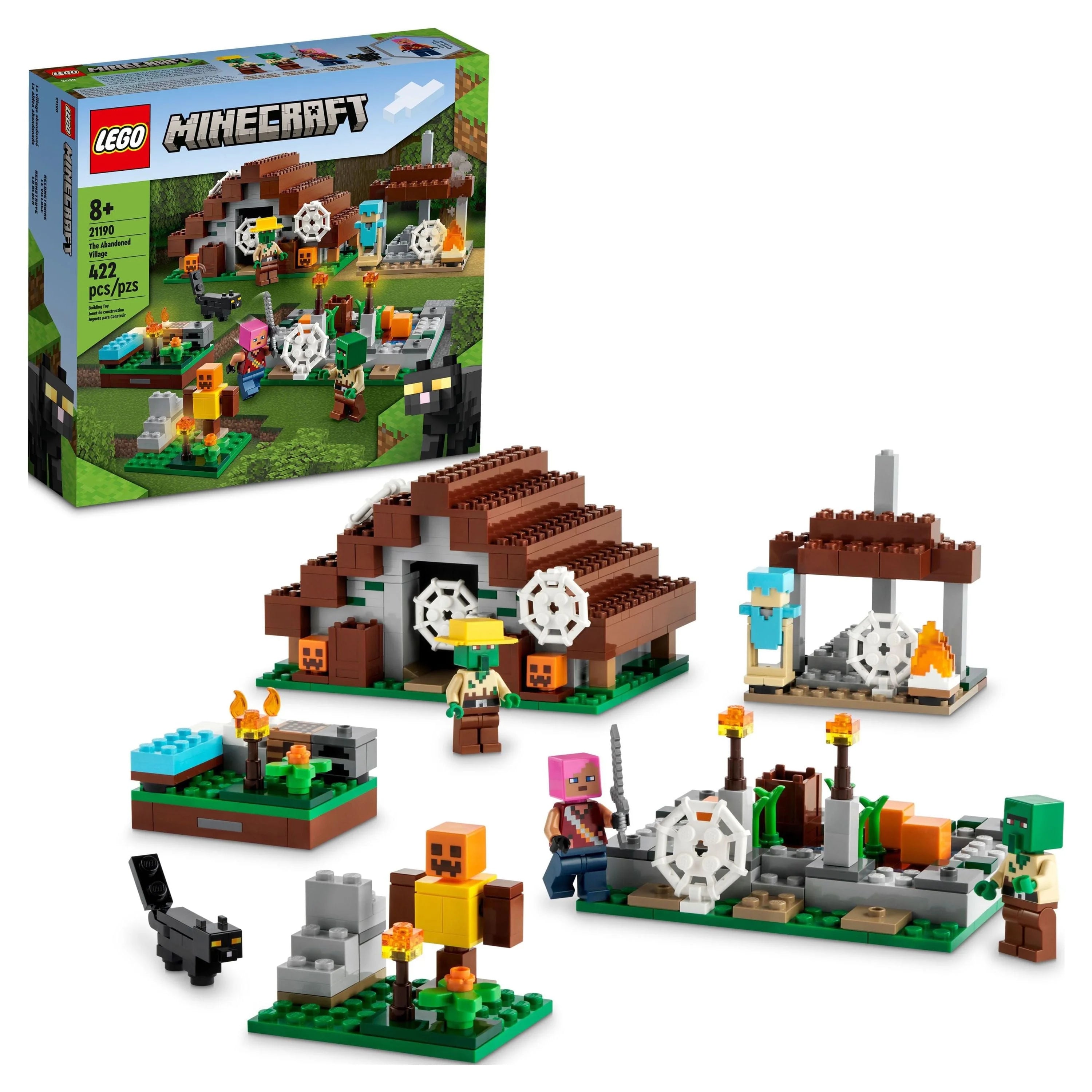 LEGO Minecraft The Abandoned Village Building Toy Set 21190 F610281