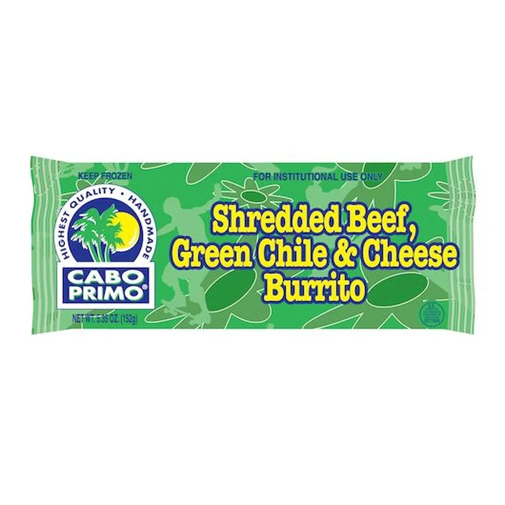 Shredded Beef Green Chile Cheese Burrito, 5.35 Ounce E45925