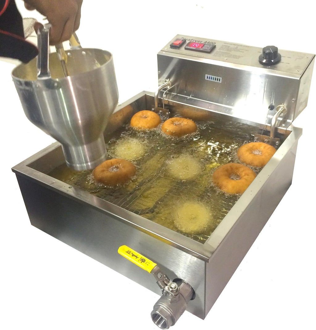 Funnel Cake Fryer Machine, 25 Pound Oil Capacity, 4400 Watts Electric 220 Volt T79777