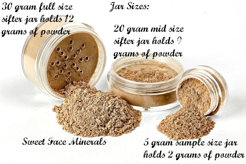 XXL Mineral Makeup Set with Case Beige Matte Powder Foundation J778