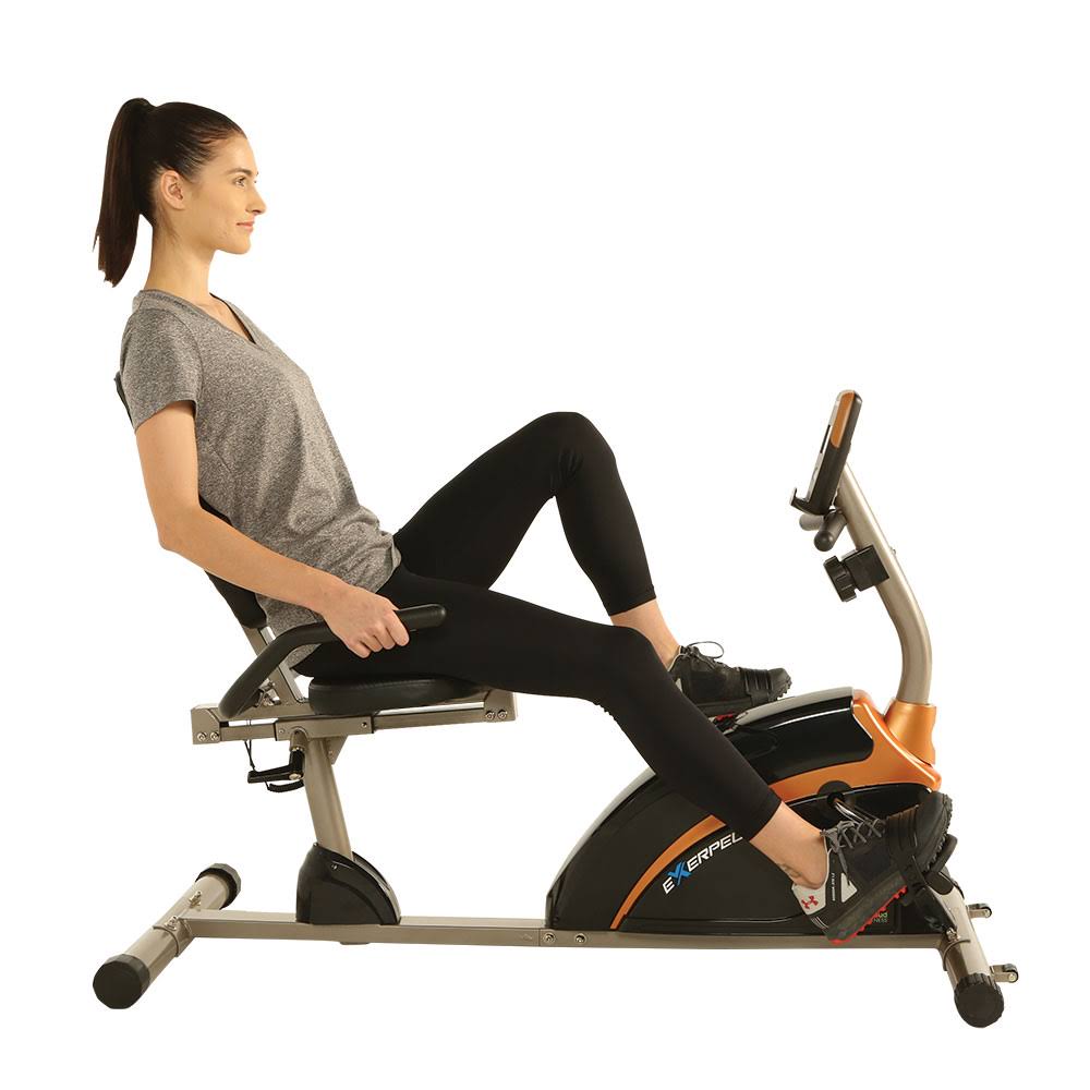 High-Capacity Recumbent Bike with Bluetooth B422164