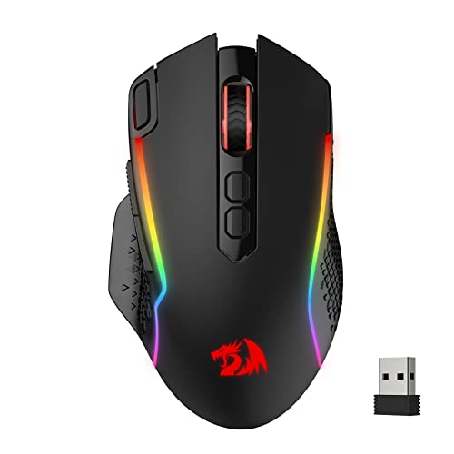 Wireless Gaming Mouse with 10000 DPI and 8 Macro Buttons W812885