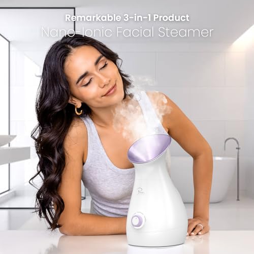 Teal Nano Ionic Facial Steamer with Stainless Steel Skin Kit U5353