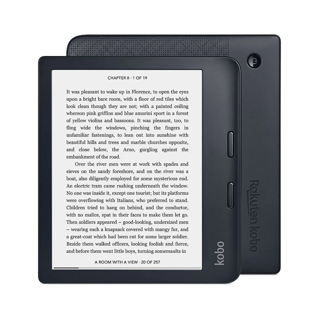 32GB Black Waterproof eReader with 7" Glare Free Touchscreen P529654