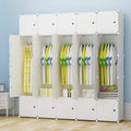 White 25 Cubes Dresser B591
