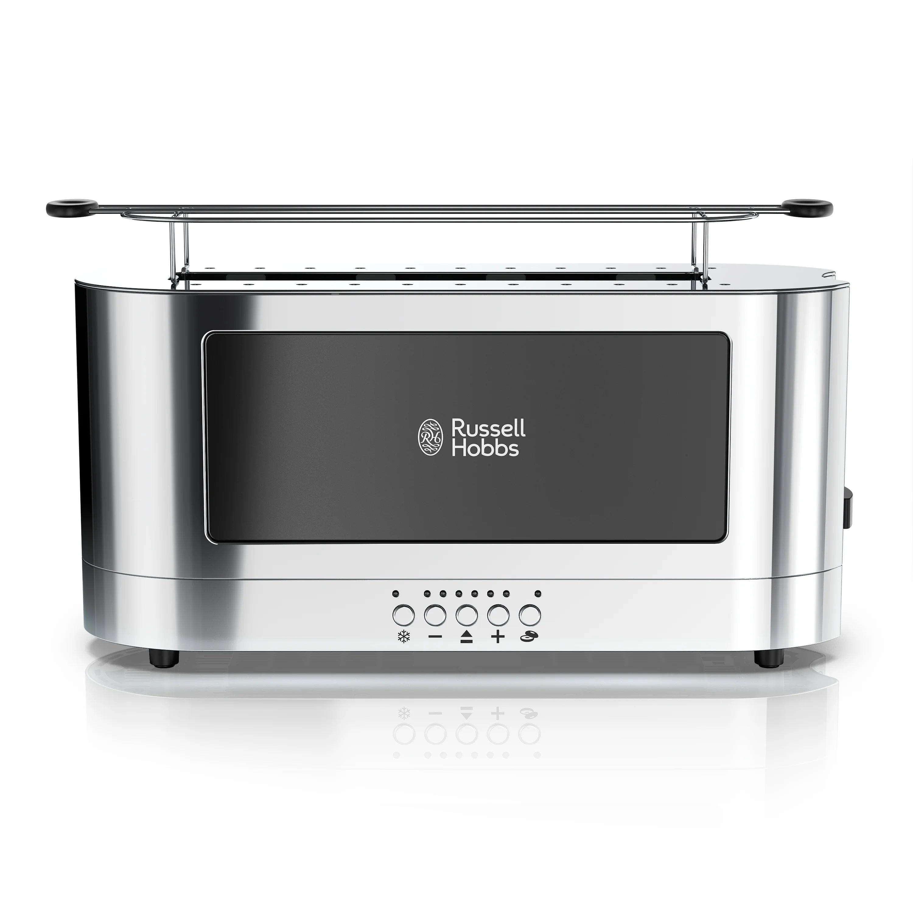 Black & Silver 2-Slice Long Toaster I301434