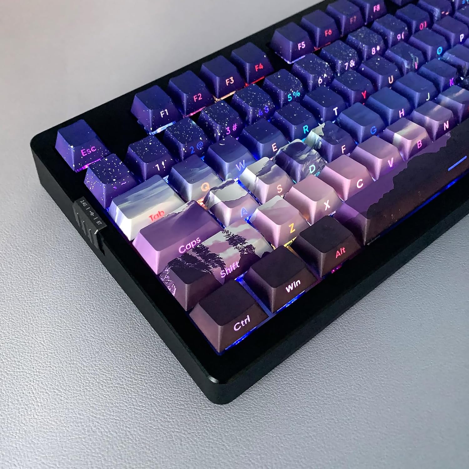 Side Printed Double Shot Cherry Profile Keycap Set O411362