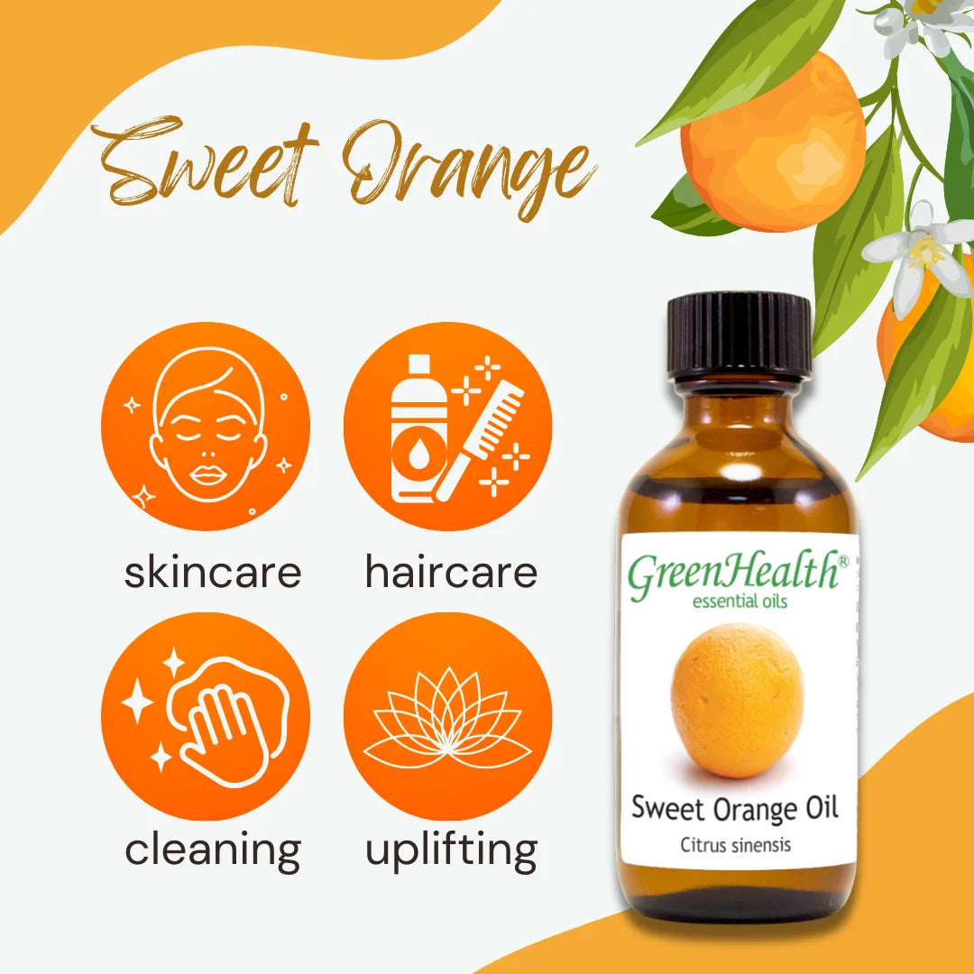 128 fl oz 100% Pure Sweet Orange Essential Oil J606023