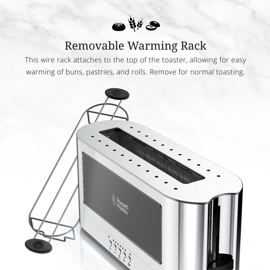 Black & Silver 2-Slice Long Toaster I301434