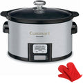 3.5 Quart Programmable Slow Cooker Brushed Stainless Steel E6612
