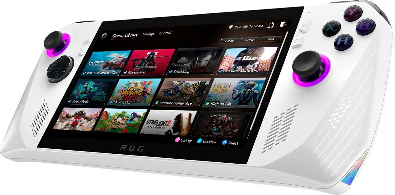 White 7-inch 512GB Gaming Handheld with AMD Ryzen Z1 Extreme Processor I6946
