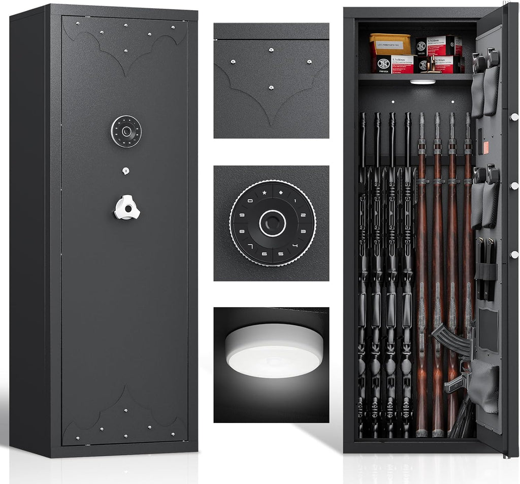 10-12 Gun Safe with Removable Shelf and Gun Rack O69826
