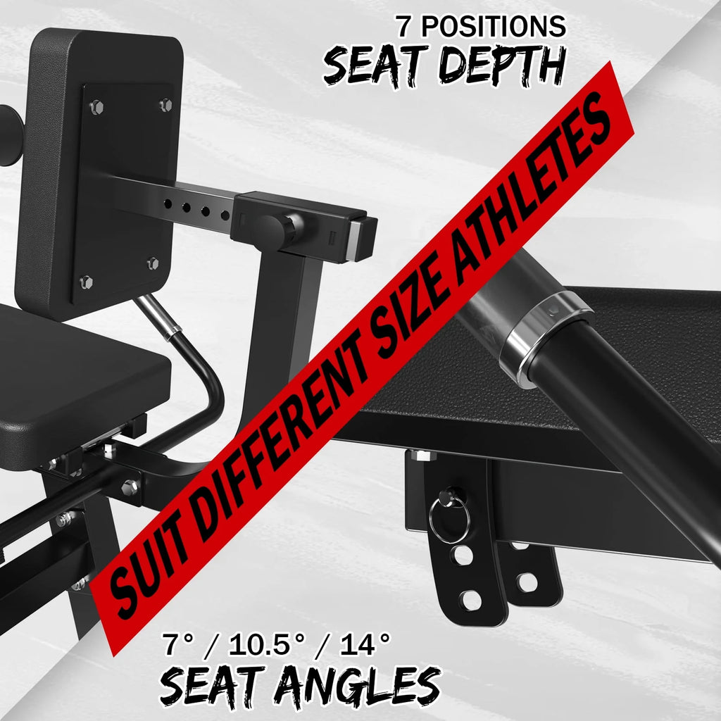 Adjustable Leg Extension and Curl Machine W698