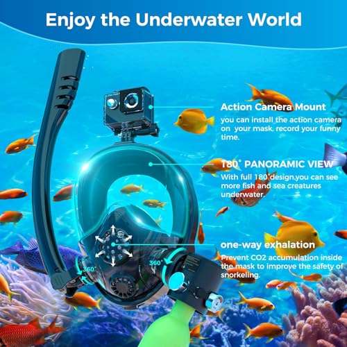 0.5L Mini Scuba Tank with Full Face Diving Mask Q760568