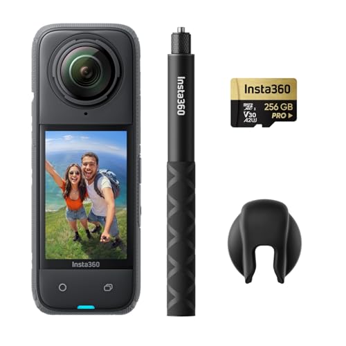 8K Waterproof 360 Action Camera with Invisible Selfie Stick V2788
