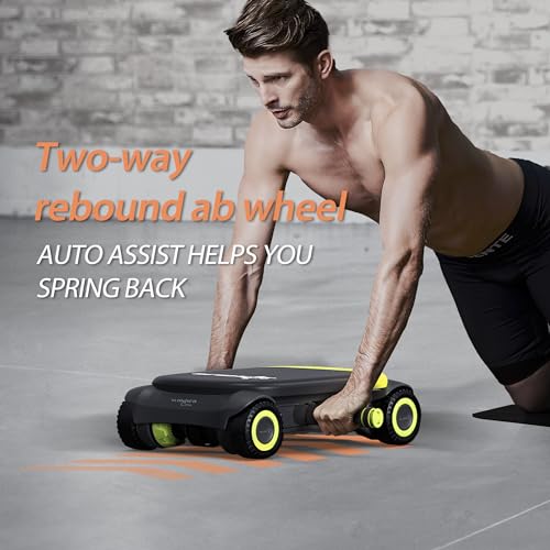 Ab Roller Board with 4 Wheels and Knee Pad H6615