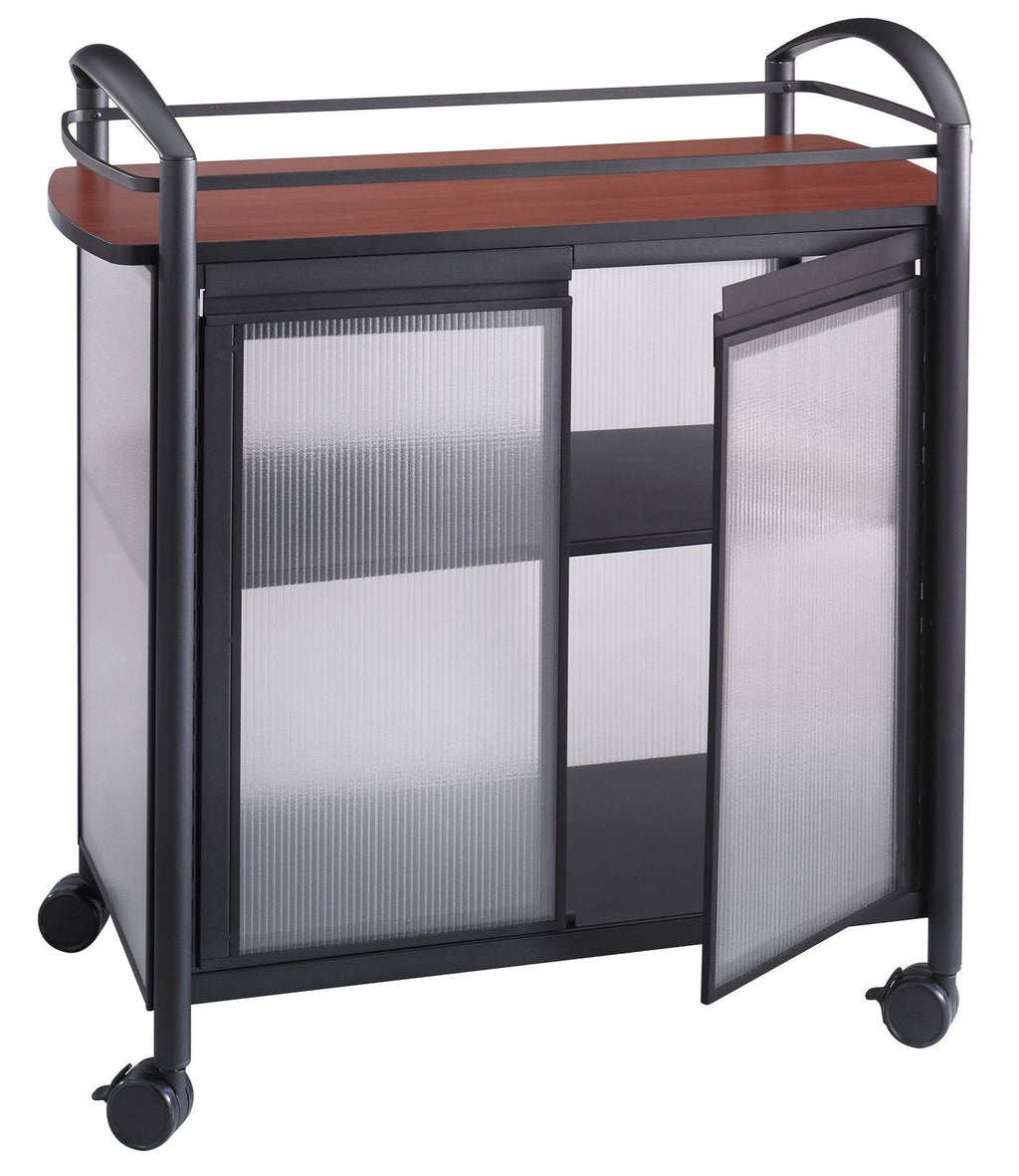Cherry Top Black Frame Hospitality Cart U65398