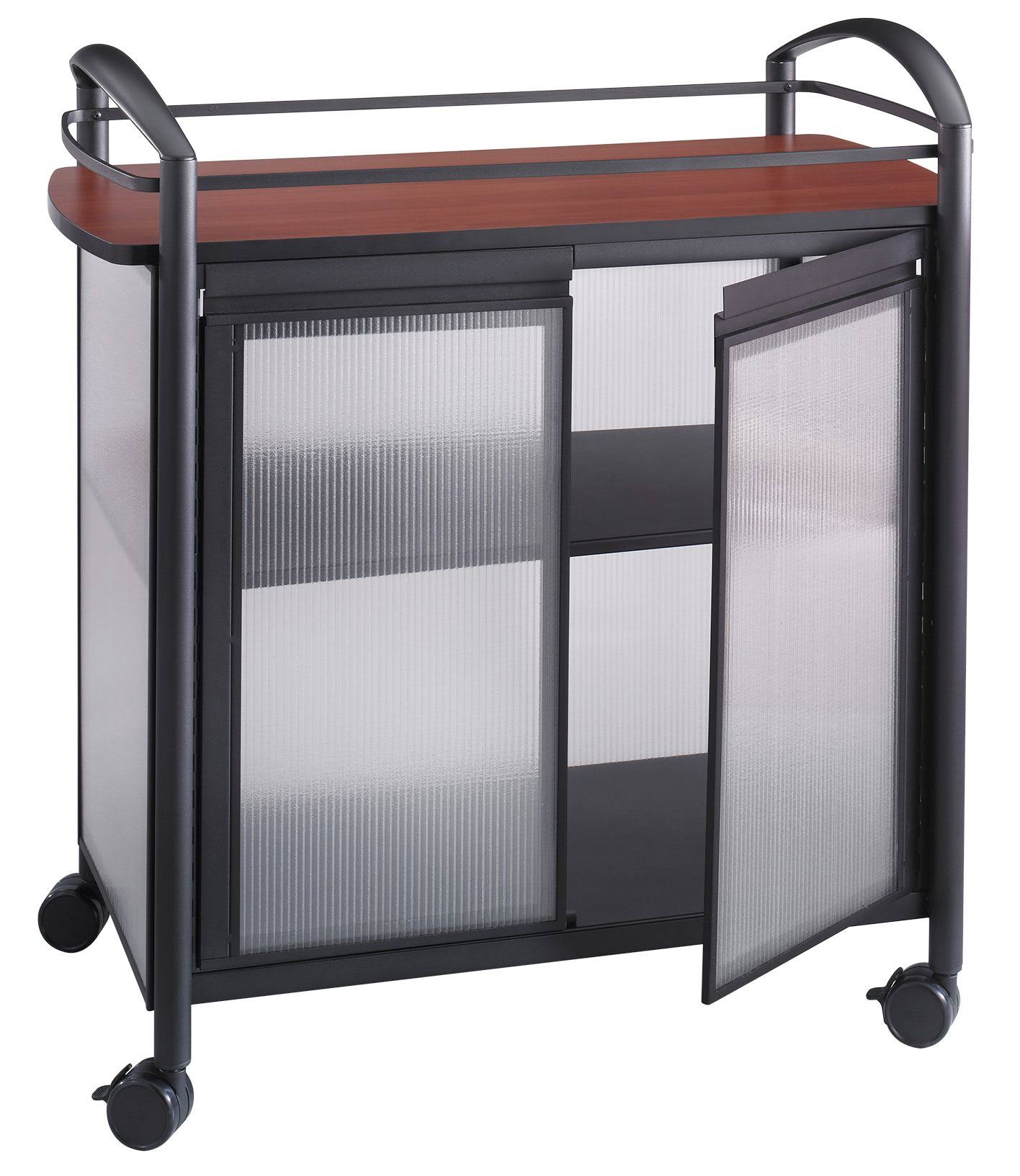 Cherry Top Black Frame Hospitality Cart U65398
