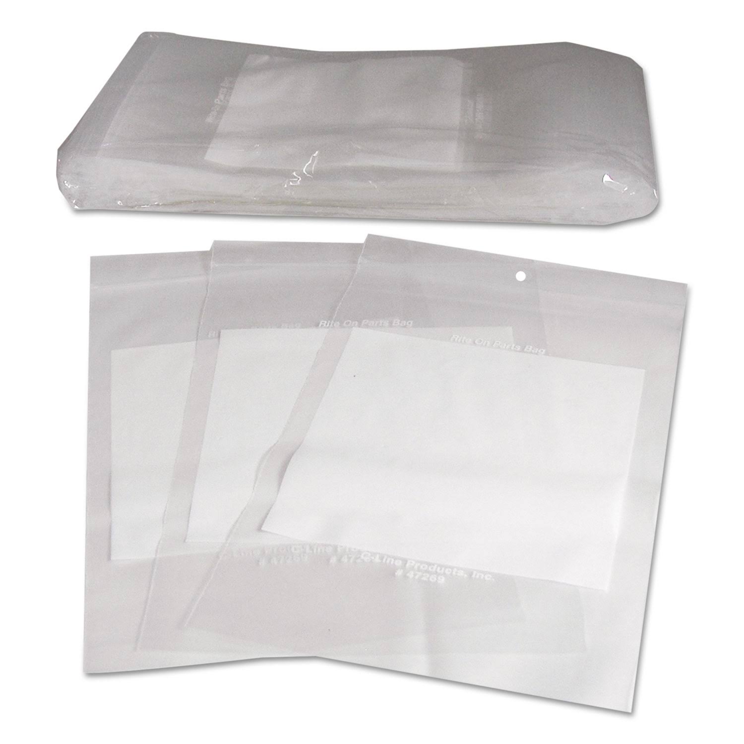 Clear Poly Small Parts Bags 6 x 9 1000/Carton U429791