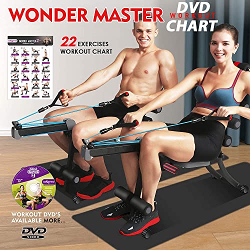 22 in 1 Foldable Adjustable Abdominal Workout Equipment M8961