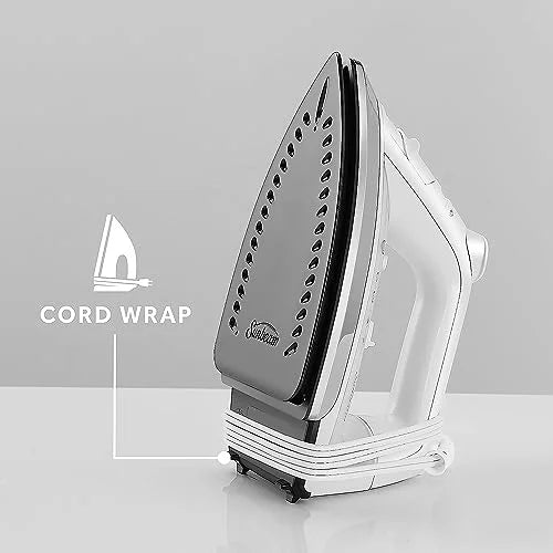 1200 Watt Anti-Drip Non-Stick Steam Iron S636773