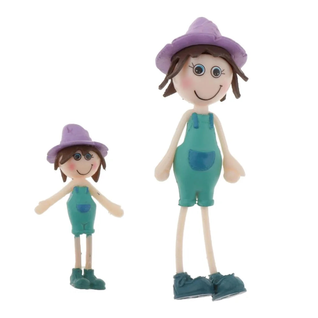Green 1/12 Dollhouse Dolls Figures Z104
