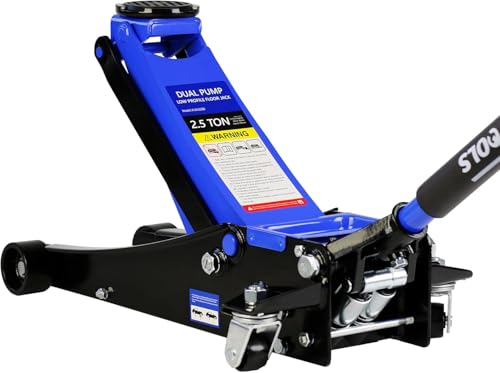 3 Ton Low Profile Floor Jack with Dual Pistons Quick Lift Pump M61039