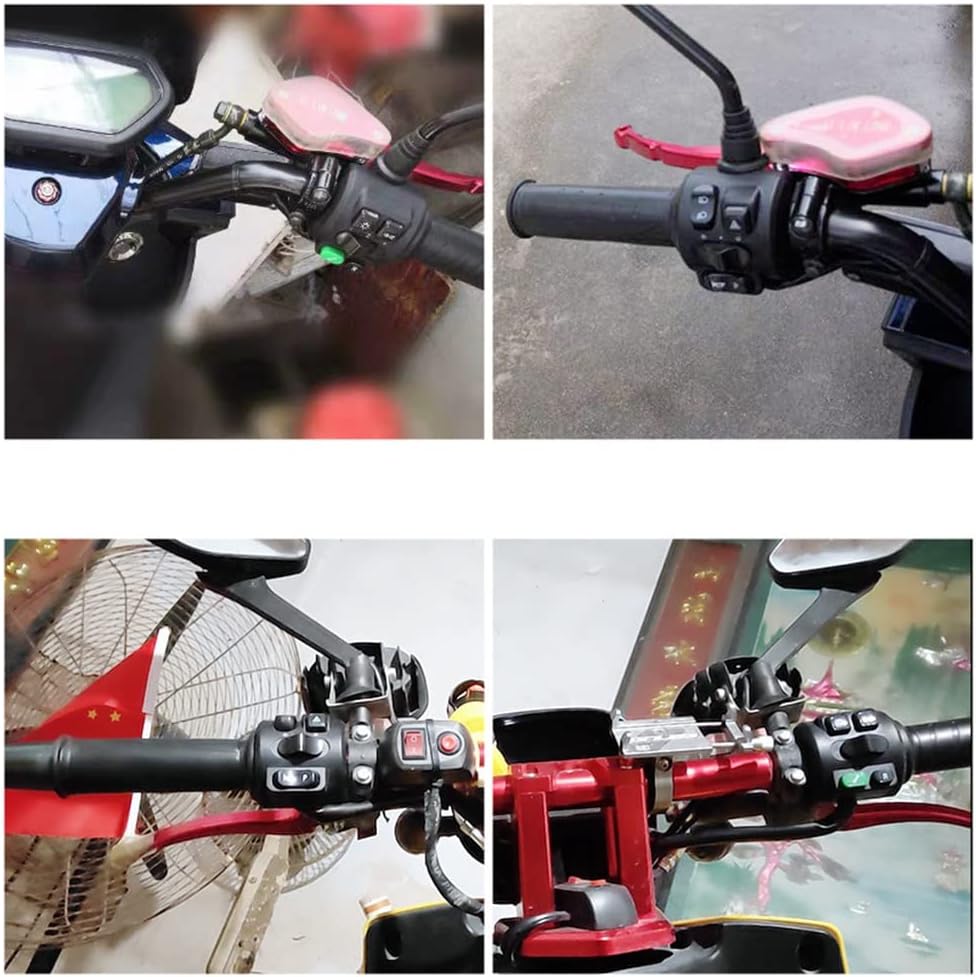 Twist Throttle Set with Three Speed Gear Reverse Turn Signal Function for Motorcycle E-Scooter Controller X947846