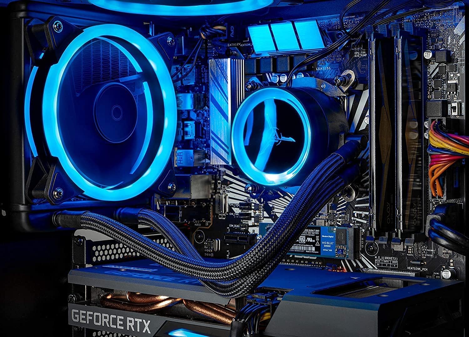 Intel Core i7 11700F 2.5 GHz RTX 3070 1TB NVME SSD 16G DDR4 3200 Gaming PC Desktop Z859424
