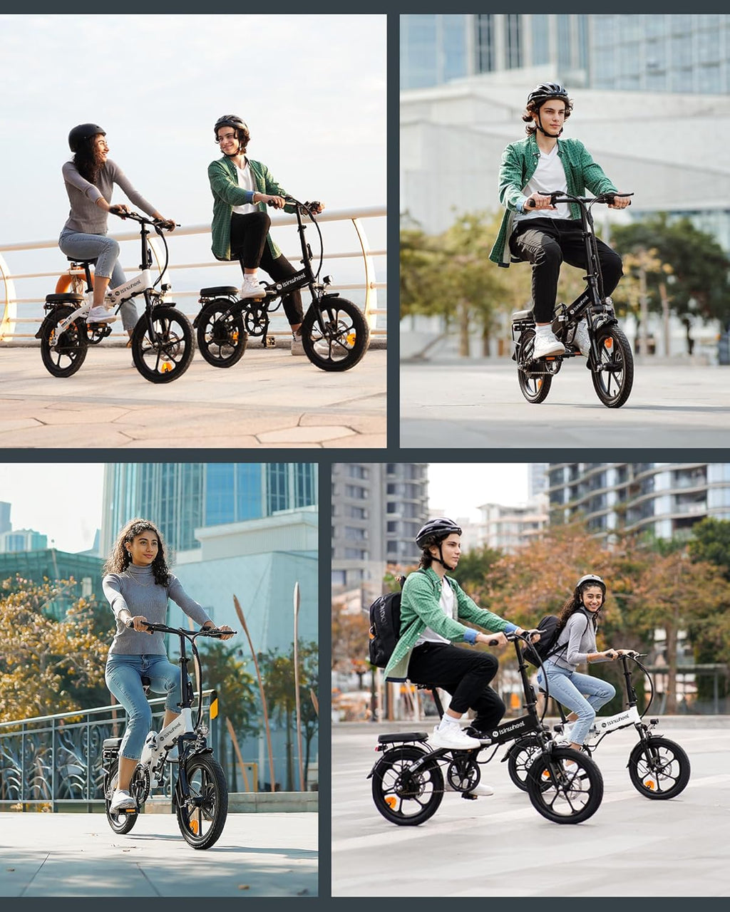 16" Foldable Electric Bike, 500W, 19 MPH, 45 Miles L9144