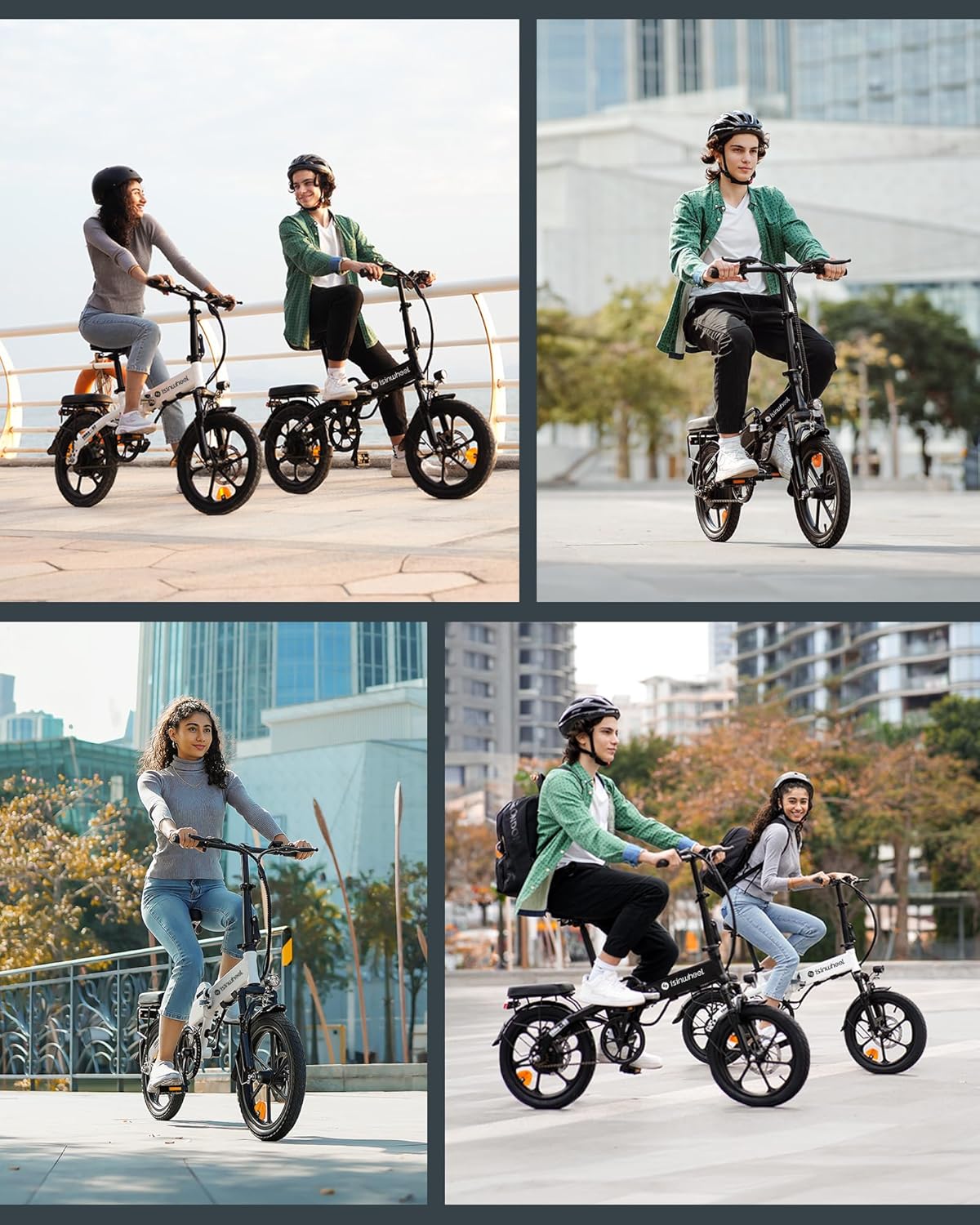 16" Foldable Electric Bike, 500W, 19 MPH, 45 Miles L9144