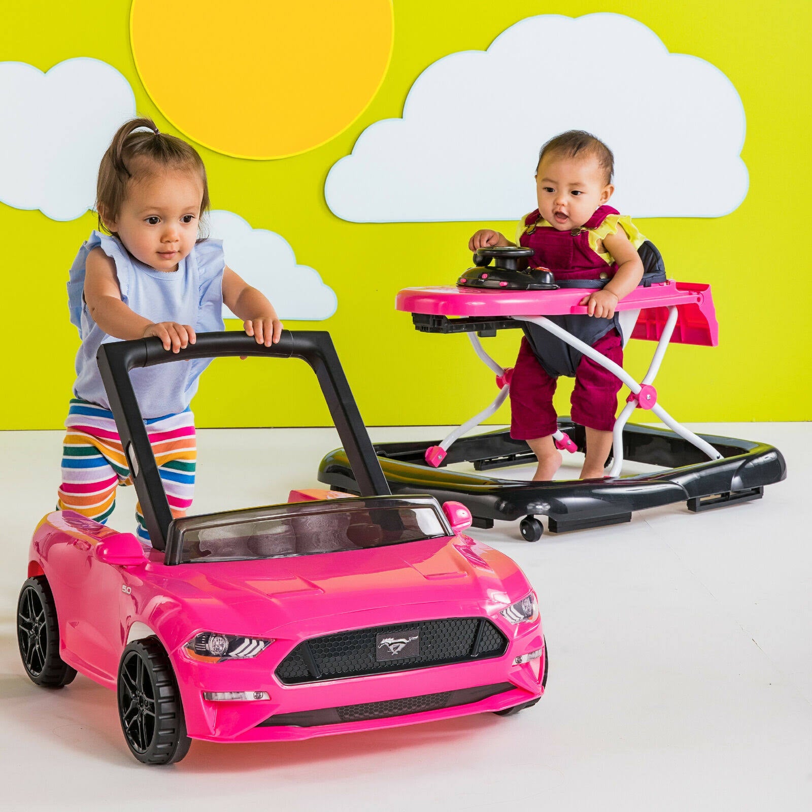 Pink Ford Mustang Walker E501689