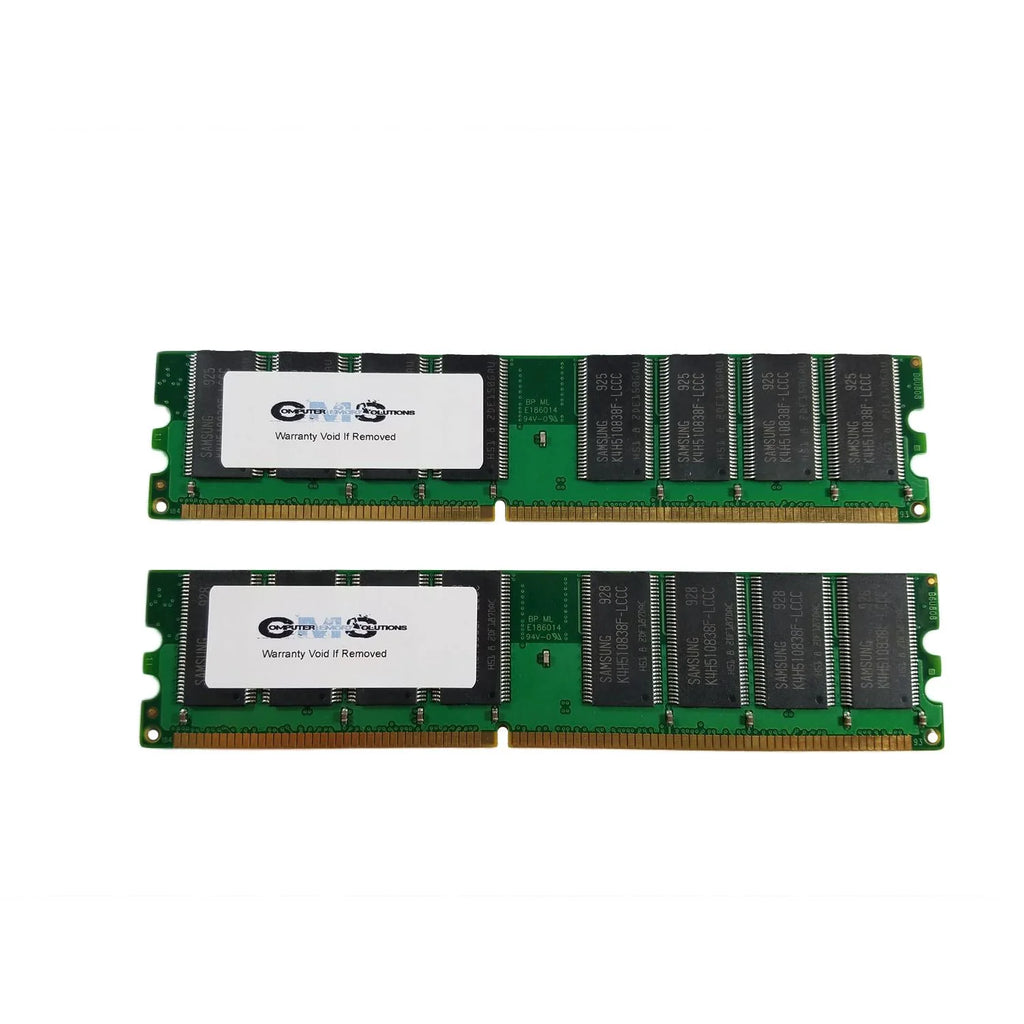 2GB (2X1GB) DDR1 3200 400MHZ NON ECC DIMM Memory Ram M3555