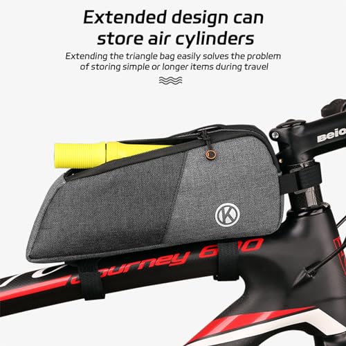 Black Waterproof Bicycle Frame Bag C2385