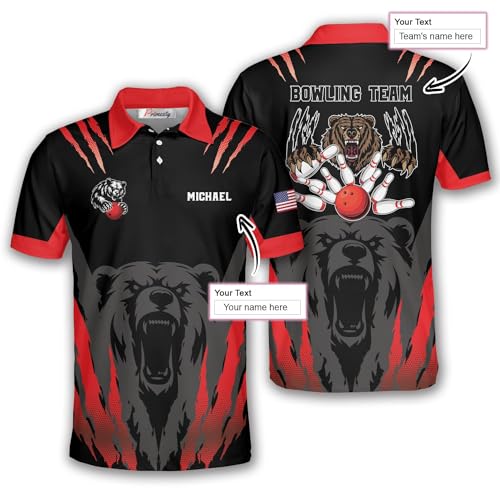 Bear Bowling Polo Shirts N6888