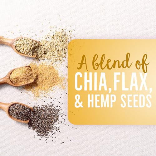 Organic Super Seeds Blend - Chia Seeds, Milled Flax Seed, Hemp Hearts, 16 oz K48783