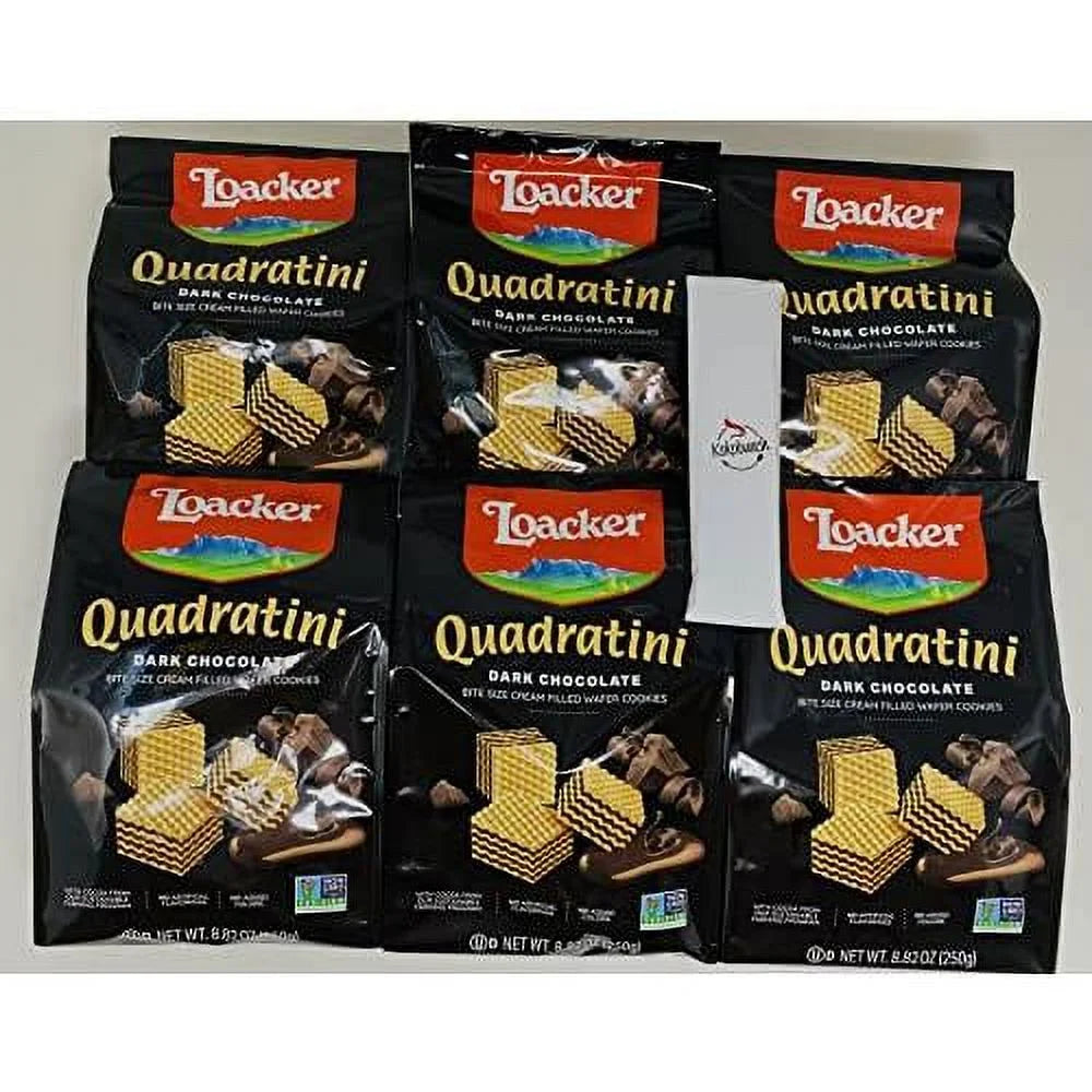 Dark Chocolate Filled Wafer Cookies 8.82 Oz X436819