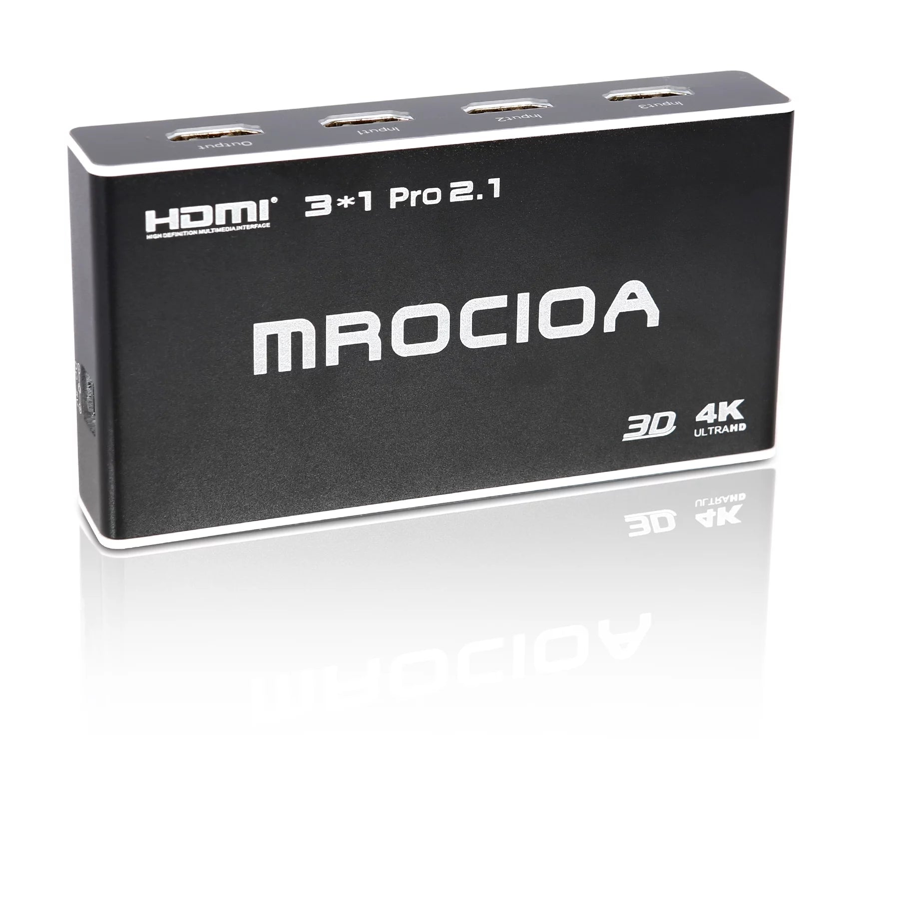 HDMI 2.1 Switch 8k 3in 1 out HDMI Splitter with IR Remote D498585