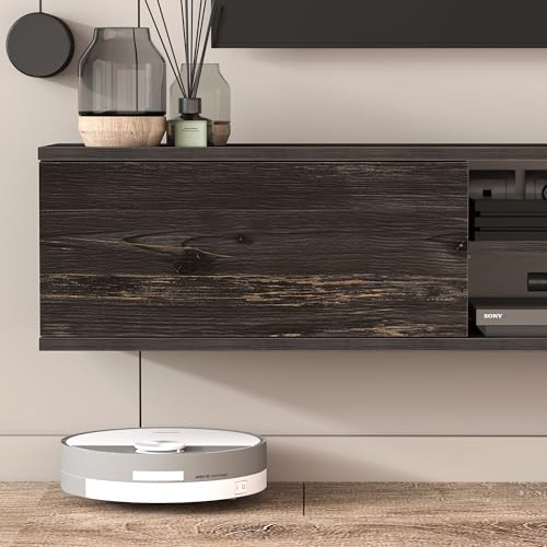 Black Oak Floating TV Stand B908
