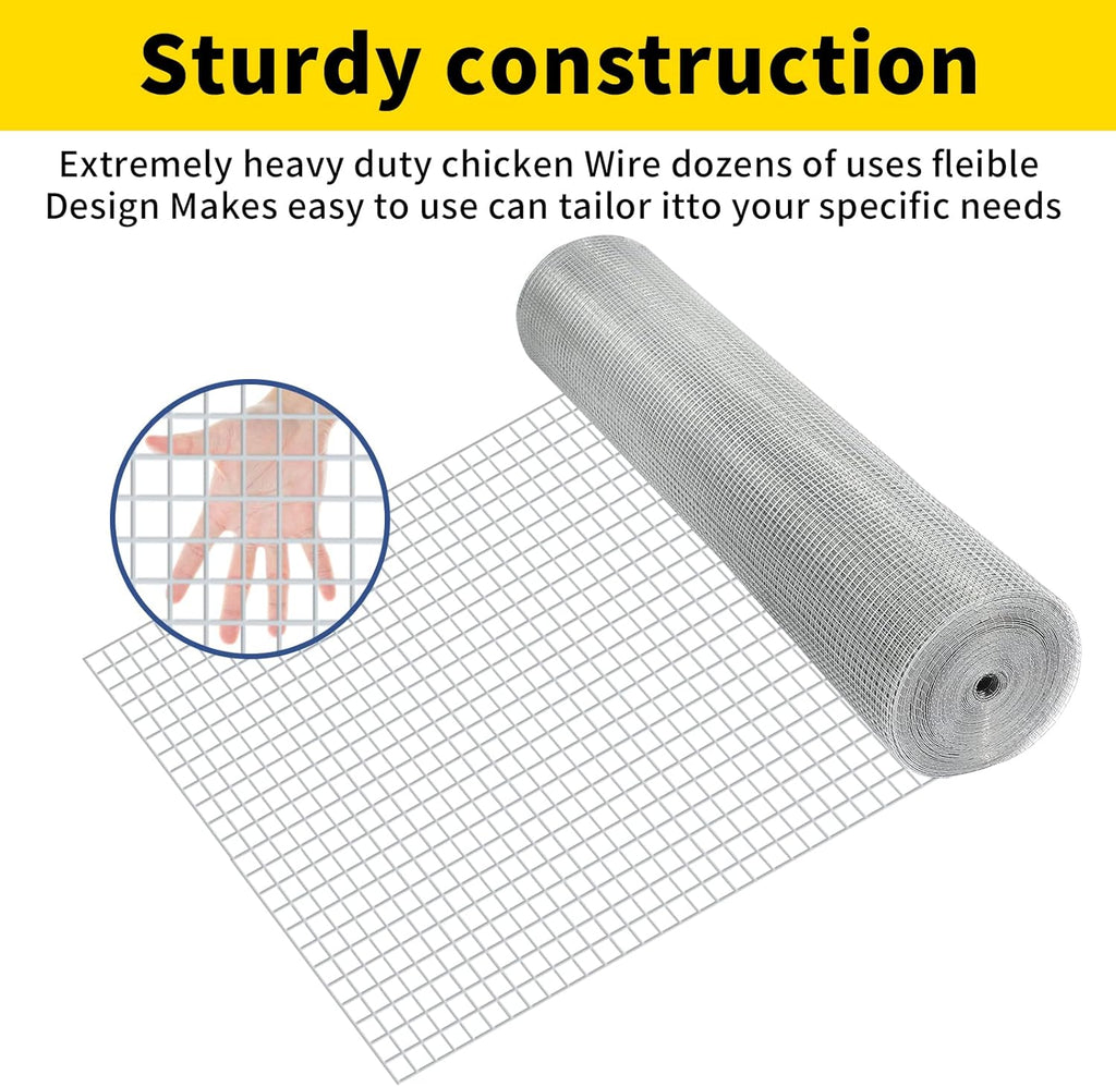 Galvanized 48inx50ft 19 Gauge Wire Mesh E652