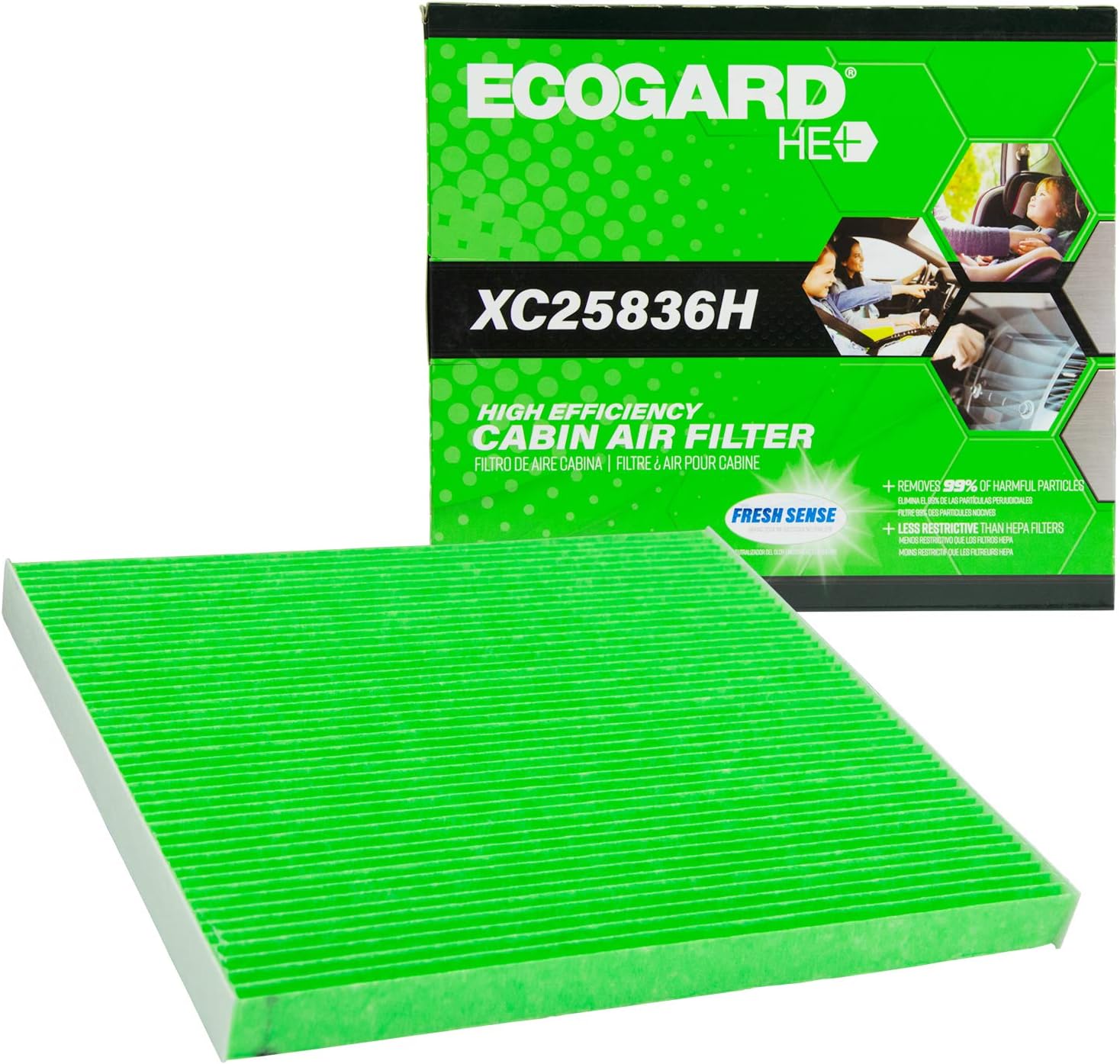 High Efficiency Cabin Air Filter with Baking Soda U395683
