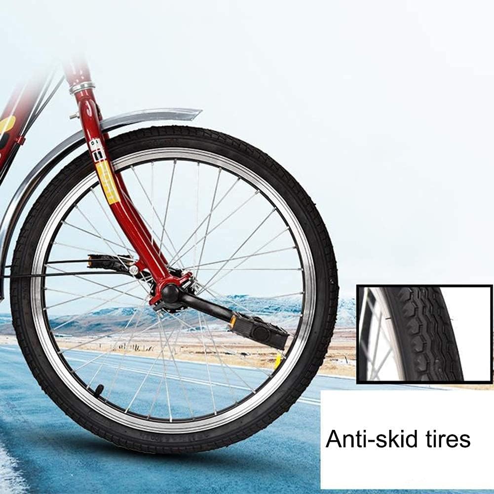 20 Inch Single Speed Adult Tricycle with Rear Shopping Basket V2719