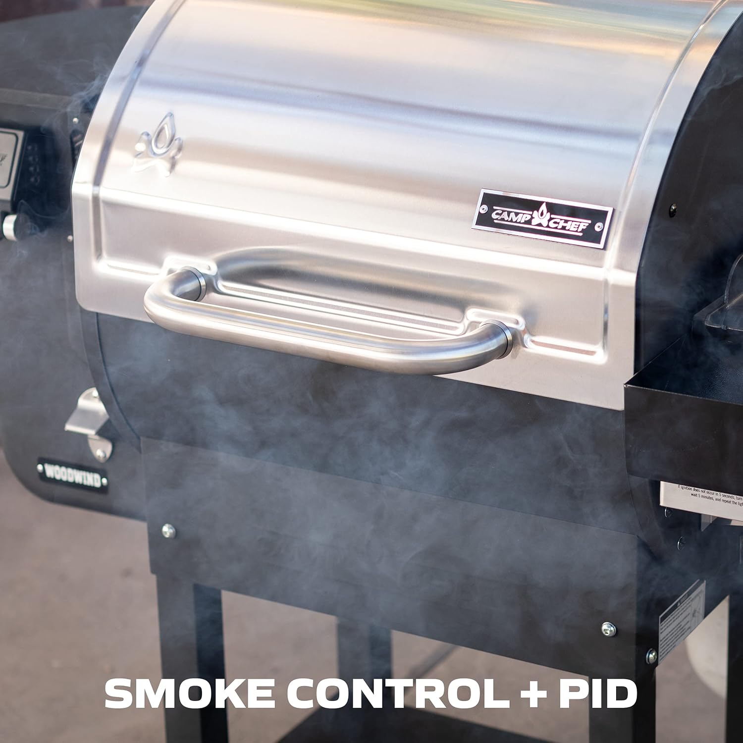 24 in. WIFI Woodwind Pellet Grill & Smoker with Sidekick T6411